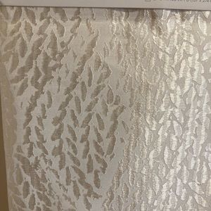 Curtains.  Off-white with subtle pattern.  Brand new.  2 pieces.  54x84in.